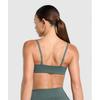Gymshark Спортивный бюстгальтер Elevate Ruched Slate Teal B3b3e Tbnh