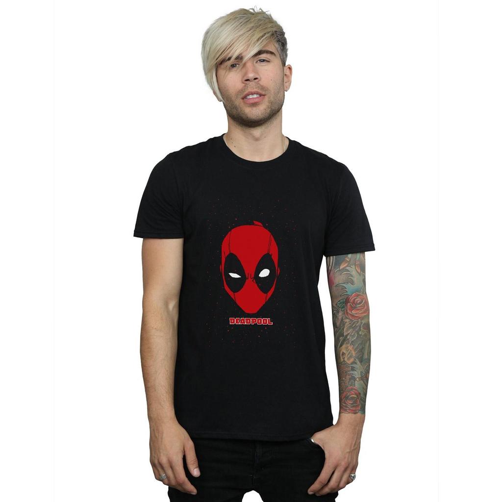 Marvel Mens Deadpool Face Mask T-Shirt