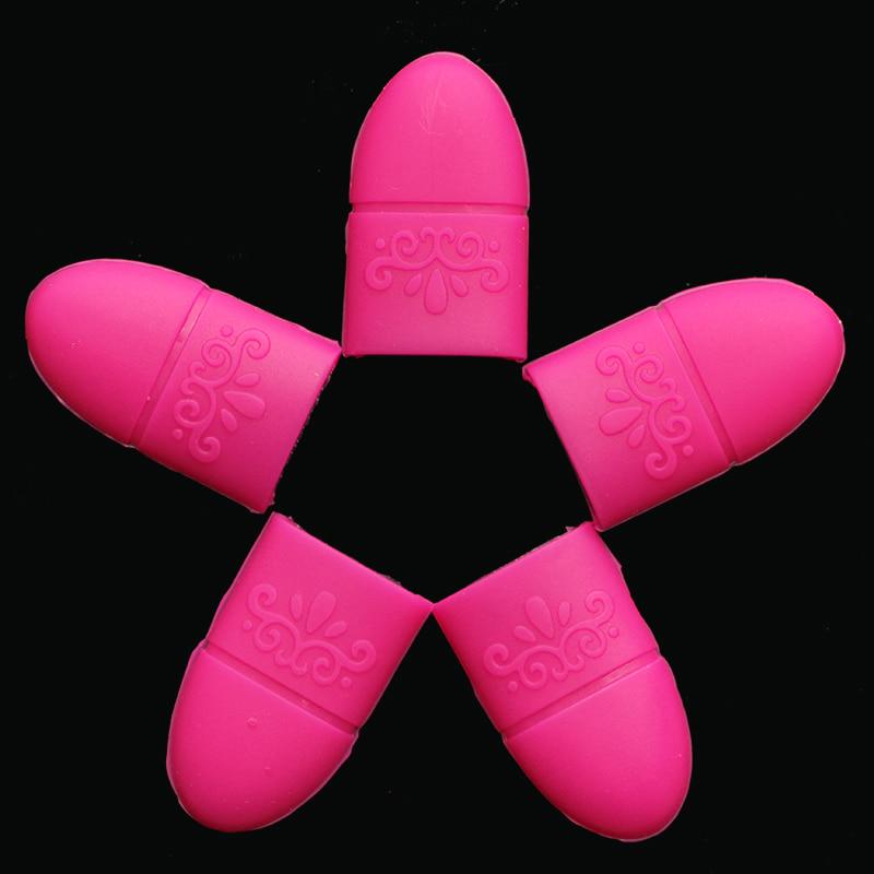 5 шт., силиконовая пластиковая пленка для снятия УФ-гель-лака, крышка для маникюра, чистый лак, инструмент для дизайна ногтей