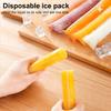 50Pcs Disposable Popsicle Bag with Funnel Leak-proof Zip Seals BPA-Free Freezer Tubes for Ice Pops Yogurt Juice Smoothies