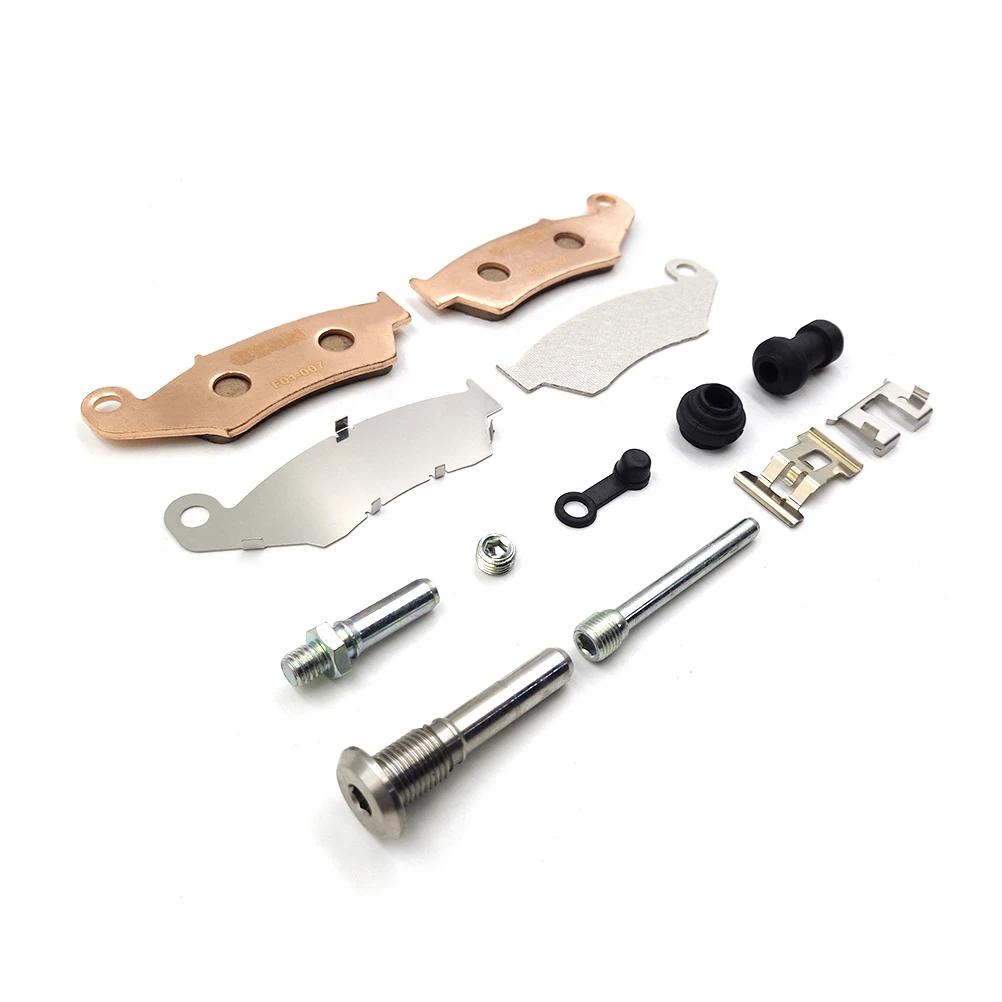 Комплект передних и задних тормозов для мотоцикла NISSIN HONDA CR125R CR250R CRF250X CRF450X Винт суппорта Пружина Тормозные колодки Ремонт тормозного цилиндра