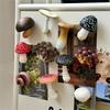 Portable Mini Mushroom Fridge Magnets   Home   Realistic Simulation  PVC Craft
