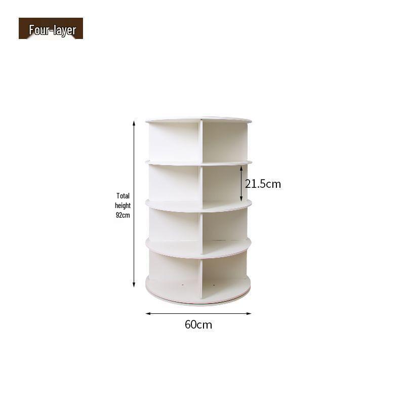 Вращающаяся многоярусная стойка для обуви и сумок с хранением на 360 градусов