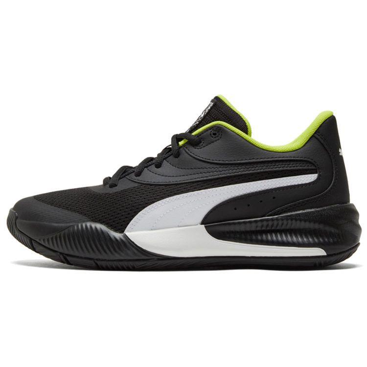 Puma Triple Basketball Black White Unisex Sneakers 195217-08