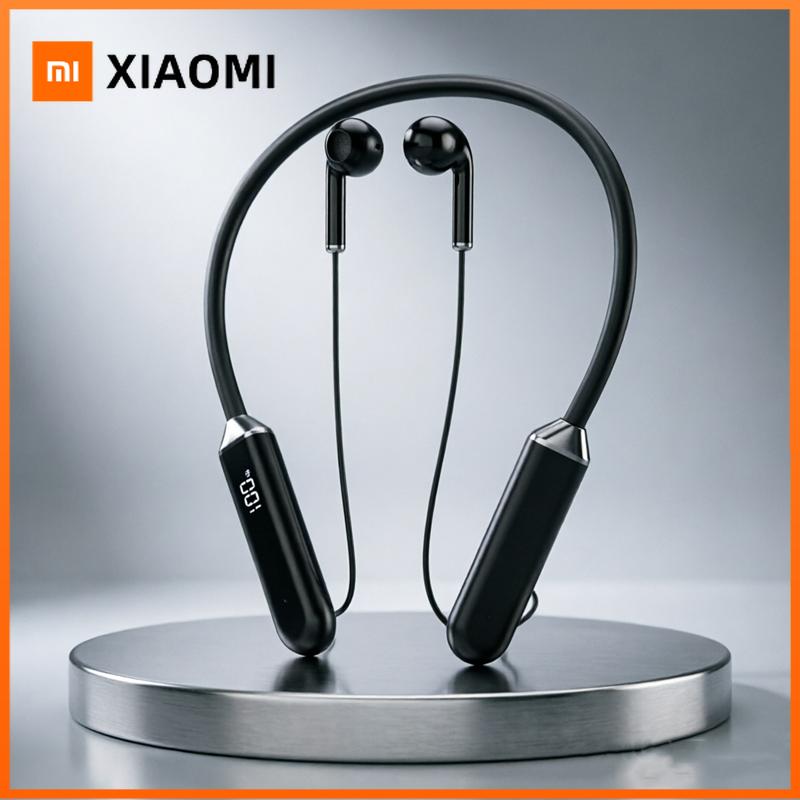 Xiaomi Waterproof Bluetooth Earphone Bluetooth Aluminum Alloy Wireless Headphones With Microphone Bilateral Stereo Neckband Headphones