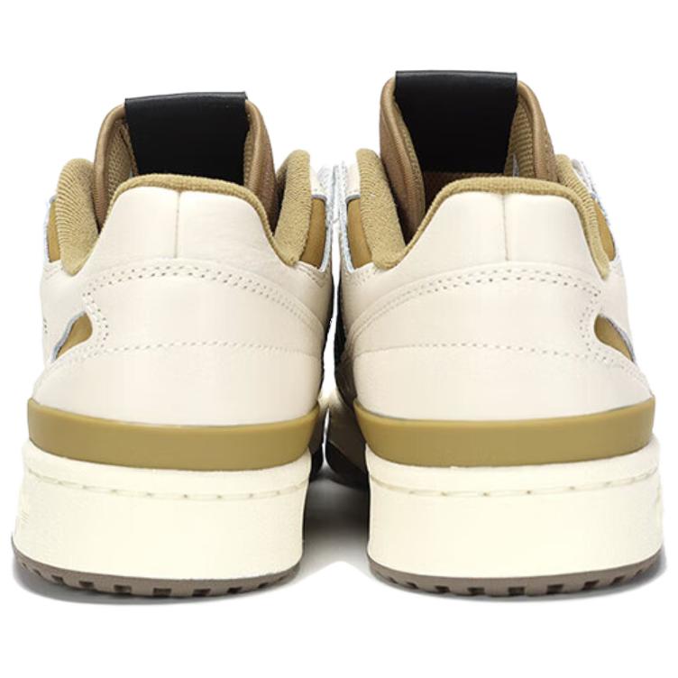 adidas Forum Low CL Chalk White Khaki Unisex Sneakers Cream Core-Black JH6286