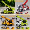 Эвакуационный крюк Кран Прицеп Модель транспортного средства с инерционным управлением для коллекционеров и детей