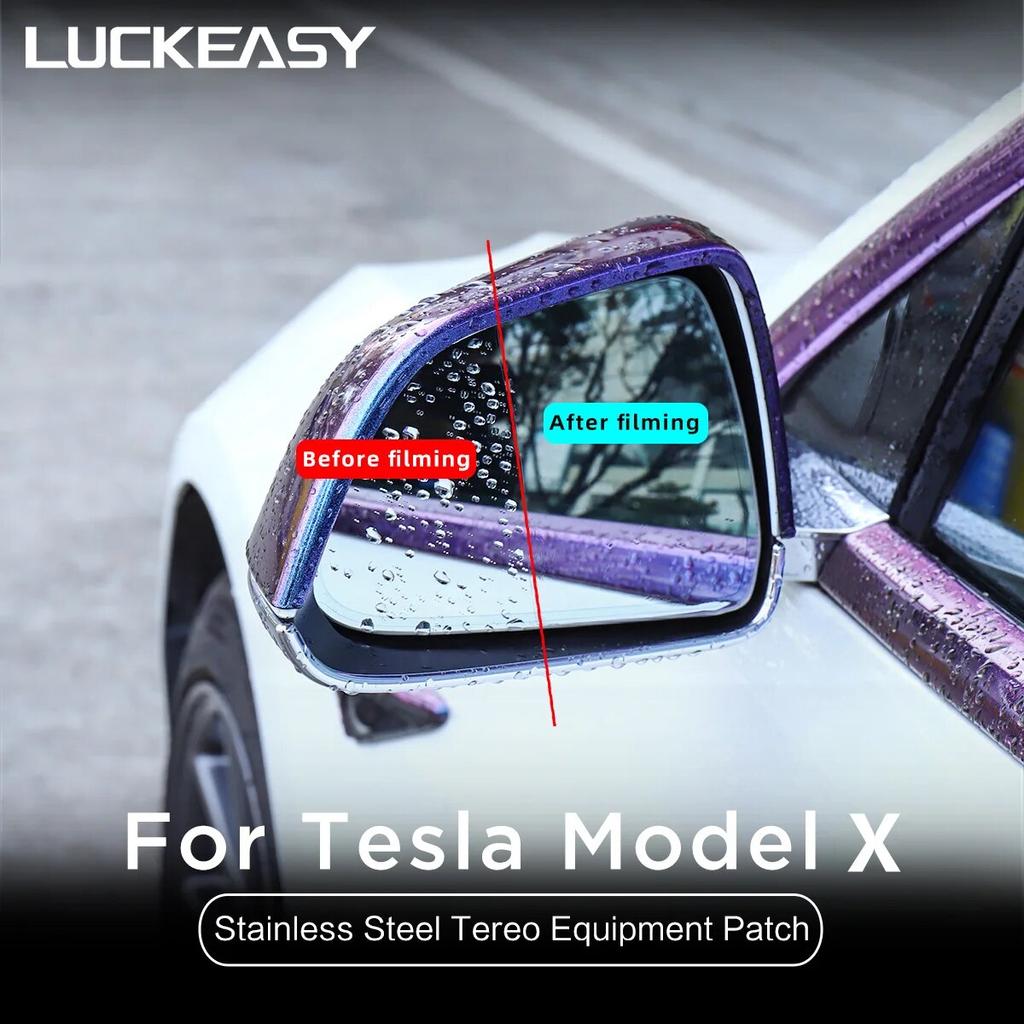 For Tesla Model 3 X S Y 2023 Car Rainproof Film Car Rearview Mirror Protective Rain Proof Anti Fog Waterproof Film Membrane