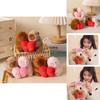 Adorable Capybara Plush Keychain Soft Short Plush Cute Gift For Friends And Couples