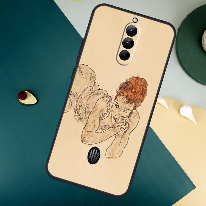 Egon Schiele Для ZTE Nubia Red Magic 8 9 8S 9S 10S Pro Plus 10 Air 6S 7S 7 Pro Red Magic 11 Pro Plus Чехол