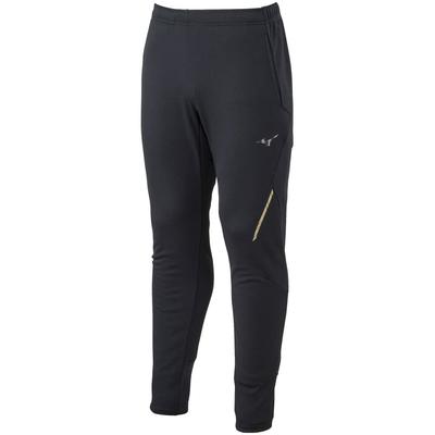 Mizuno 32MD2001 Эластичные тренировочные спортивные брюки для разминки Synergy, размер S, дизайн, принт, связанный с игроком, одежда, джерси, черный,
