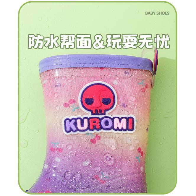 Children's Rain Boots Girls Non-Slip Elementary School Students Toddler Outdoor Water Boots Girl Waterproof Shoes Princess Crystal Shoes