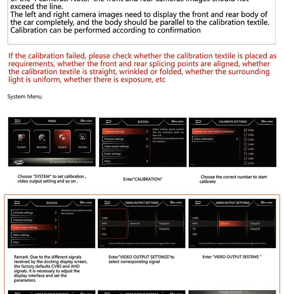 360° HD Dashcam with 3D Reversing Assist, Four-Lens Universal Car Camera