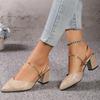 Fashion Sandals for Woman Summer Fashion High Heels Shallow Women Casual Pointed Toe Pumps Shoes for Women Wedding Party Heeled Sandal