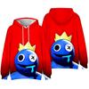 19 Colors Rainbow Friends Cartoon Printed Men Women Hoodies Autumn Casual Pullover Sweats Hoodie Fashion Sweatshirts Hip Hop Sweatshirt Clothes