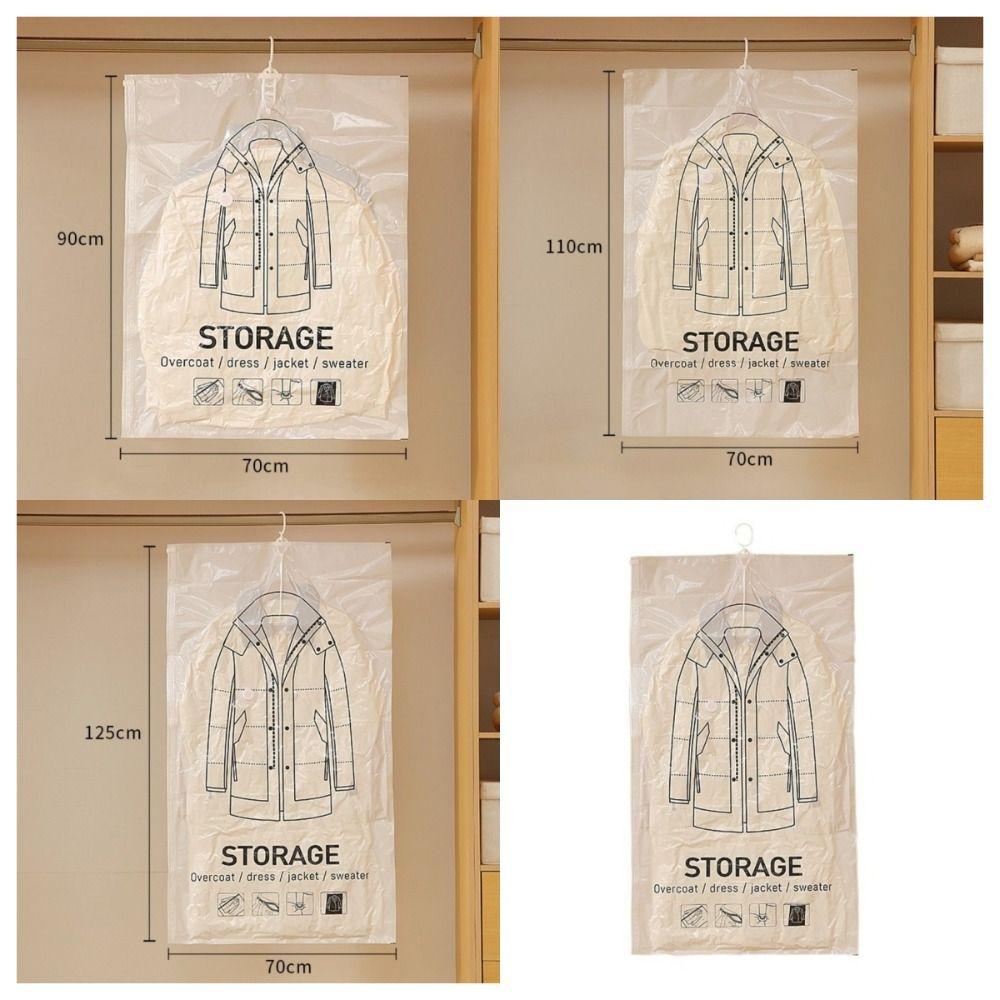 Large Size Clothes Organizer Clear Space Saving Bags New Vacuum Storage Bags  Bedroom Use