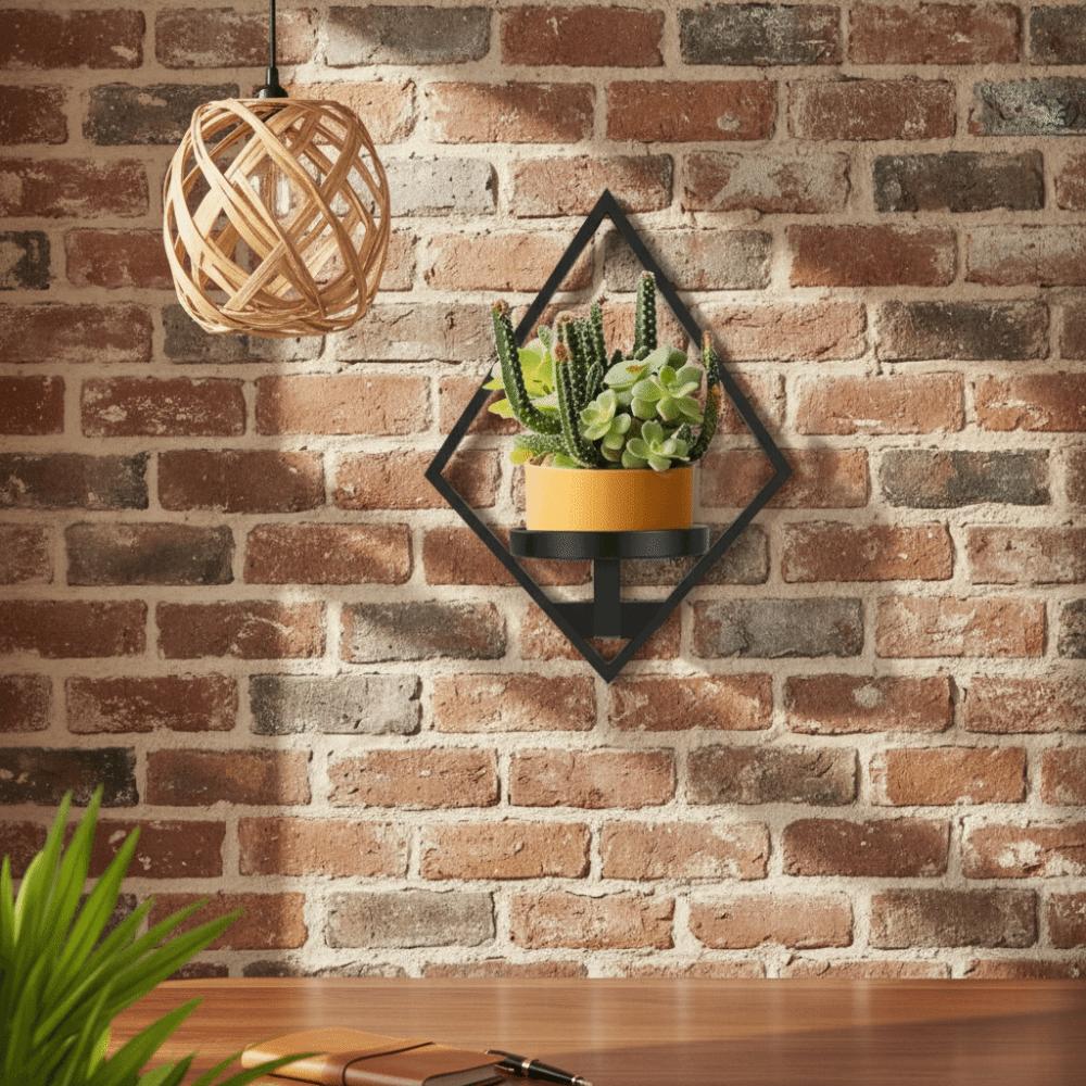 Metal Floating Metal Wall Plant Shelves Easy-Mount Floating Plant Racks Windowsill