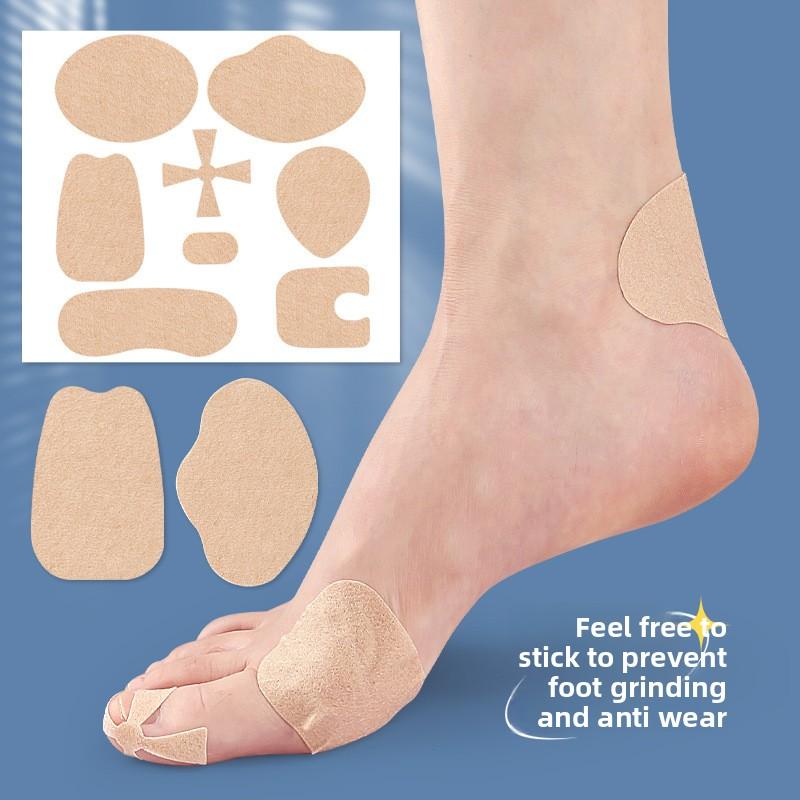 Нетканый материал можно наклеивать по желанию, износостойкий и противоизносный, наклейку на пятку можно разрезать, наклейка от мозолей, мягкая самоклеящаяся наклейка для ног