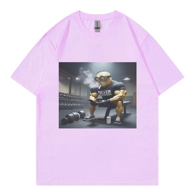 Never Goon Funny Gooning Meme Graphic T Shirts Men Women Clothing Harajuku Japanese Style Tshirt Fashion Casual Cotton Tshirts