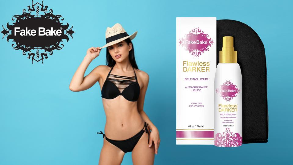 Fake Bake Flawless Darker Liquid Self-Tanning Glove x2