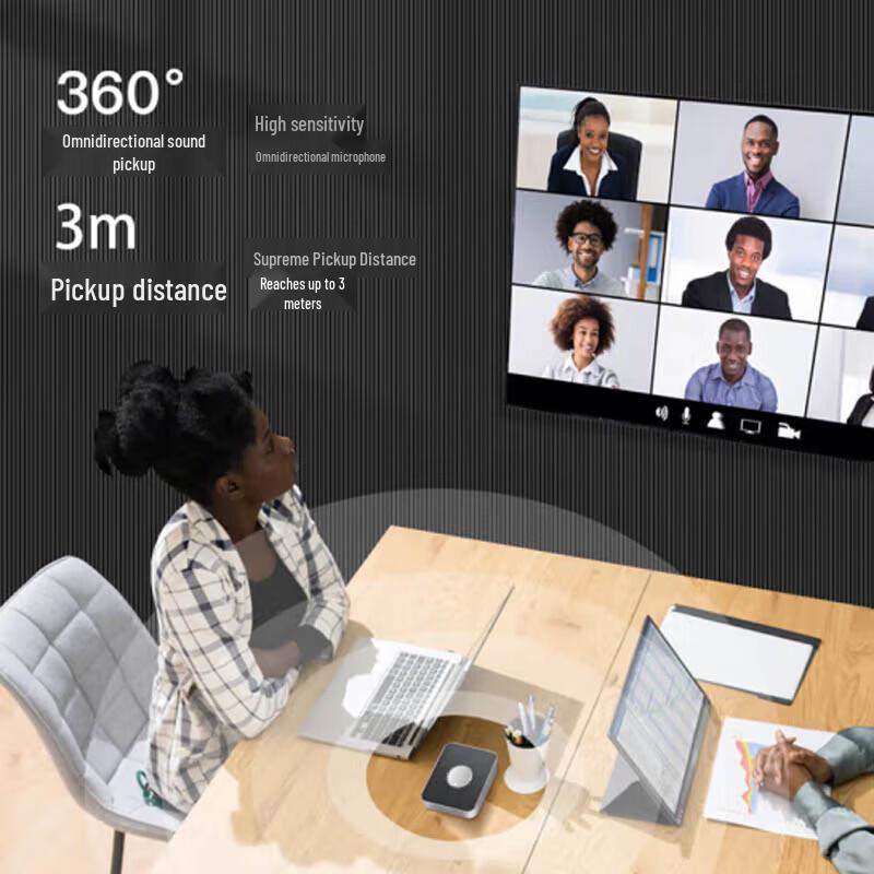 Lenovo ThinkPlus MCP01 Video Conference Omnidirectional Microphone Speaker (CN version)