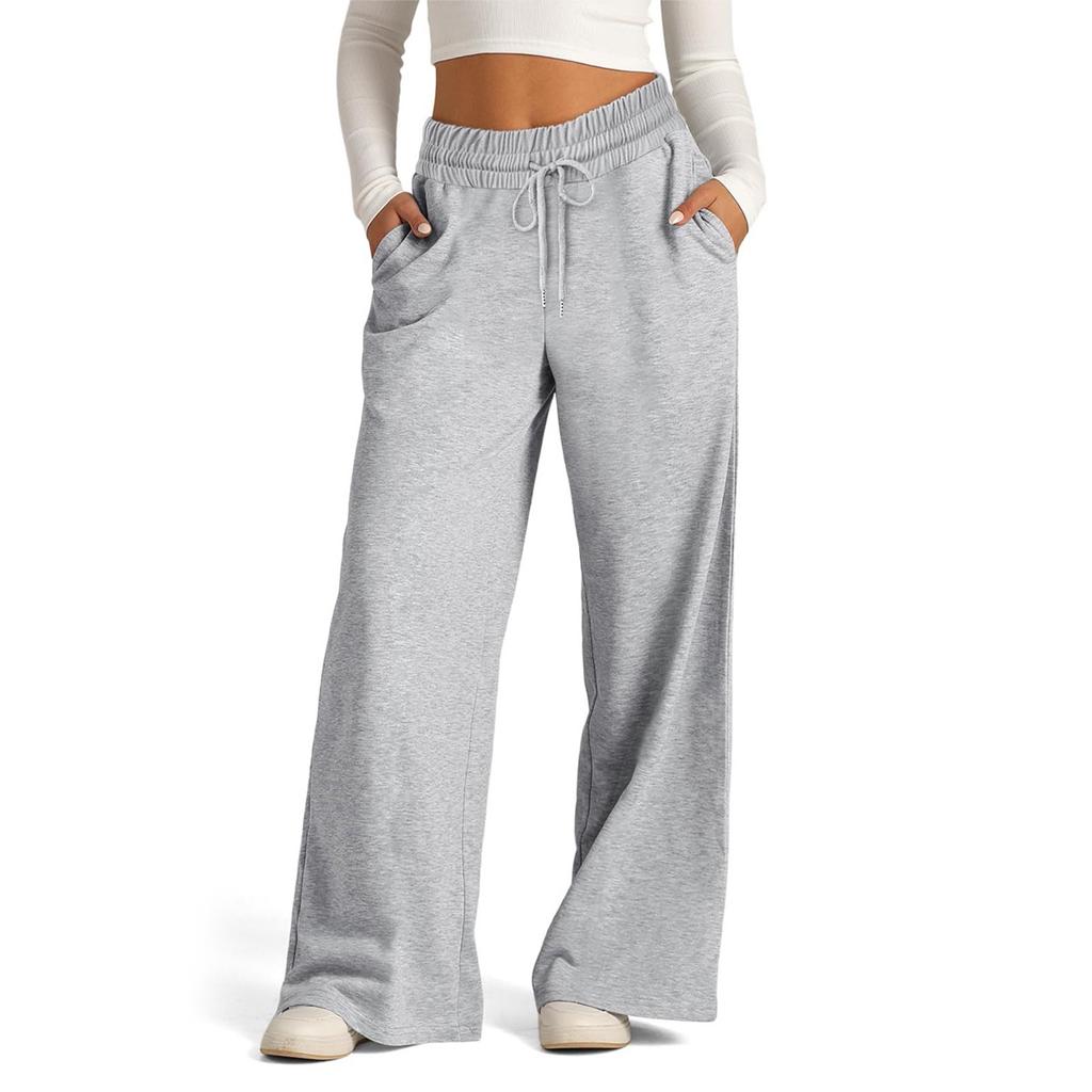 Women's High Waisted Wide Leg Sweatpants Casual Yoga Jogger Pants