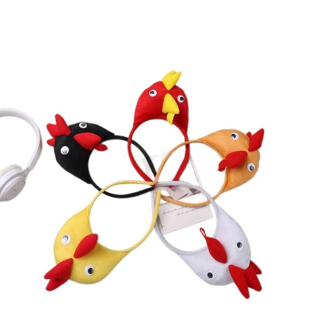 3D Chick Headwear Funny Novelty Headband Cosplay Chicken Headband Party