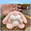 Sweet Rabbit Plush Keychain Colorful Cartoon Animal Stuffed Toy Backpacks For
