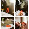 High Carbon Steel Hackle Pliers Hackle Clamp Feather Material Clamp  For Tying Nymph Flies