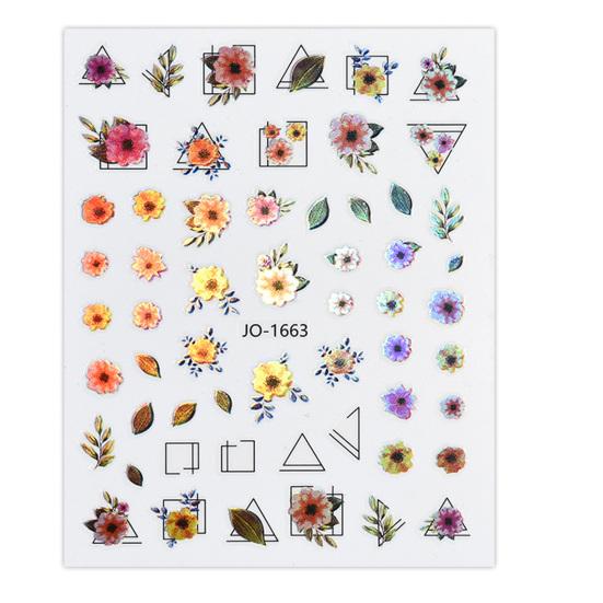 Наклейка для ногтей, сильная липкость, съемная, долговечная, отличная, сверкающая, в виде цветка, наклейка для ногтей, принадлежности для рукоделия «сделай сам»