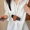 Neck Magnetic Multi Functional Leather Sunglasses Clip Necklace Women Outdoor Travel Portable Storage Hanging Rope Accessories