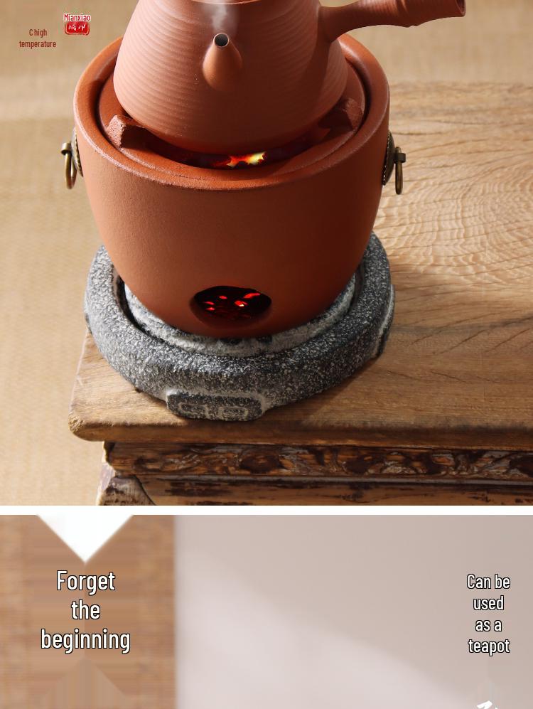 Cotton Charcoal Stove Heat Insulation Pad - High Temp Resistant Tea Kettle Stand, Crack-Proof Ceramic Tray Mat