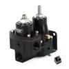 EFI To Carb Dual Stage Adjustable Fuel Pressure Regulator Kit 13220 1/8" NPT 3/8" NPT Black