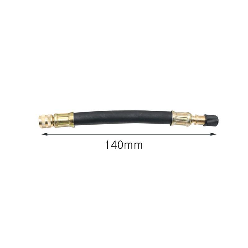 Various Braided Flexible Hose Tire Valve Inflatable Rubber Hose Steel Wire Car Wheels Tyre Valve Stems Extensions Tube Adapter