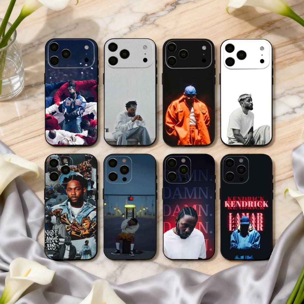 К-Кендрик-К Рэпер Л-Лэмар-Р Чехол для телефона iPhone 17,16,15,14,13,12,11 Plus,Pro Max,XS,Мягкий силиконовый черный чехол