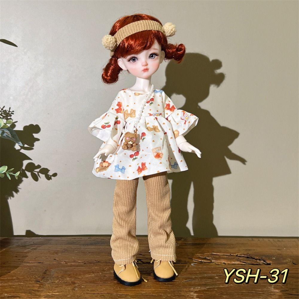 Pretty 1/6 BJD Doll Outfit Set Cute Girl Toy Gift Trendy Doll Accessories  (No Dolls and Shoes)