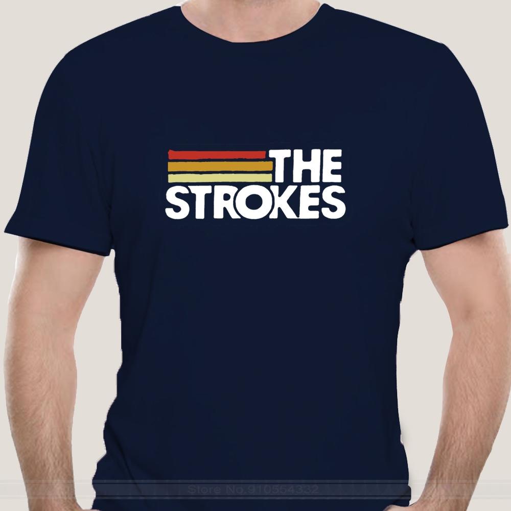 the strokes merch T shirt the strokes band music music rock slow killer the move on fashion tsdhirt men cotton brand teeshirt