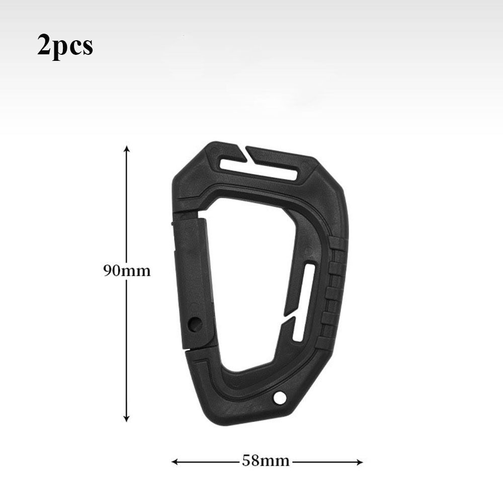 2 шт. 4 цвета быстроразъемная пряжка для подвешивания 90*58 мм пластиковый крючок новые большие D-образные крючки наружные инструменты