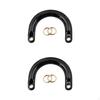 2 X U Shape Purse Handles Bag Women Handbag Straps Replacement for DIY Tote
