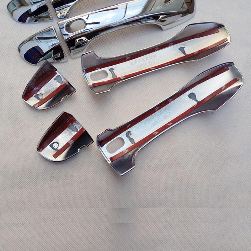 Chrome Door Handle Catch Cover Trim for Volkswagen V W Passat B8 Sedan Variant 2016 2017 Car Styling Sticker Atuo Accessories