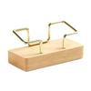 Multiple Styles Name Card Stand Wooden Desktop Card Holder Desk Card Display Rack  Hotel