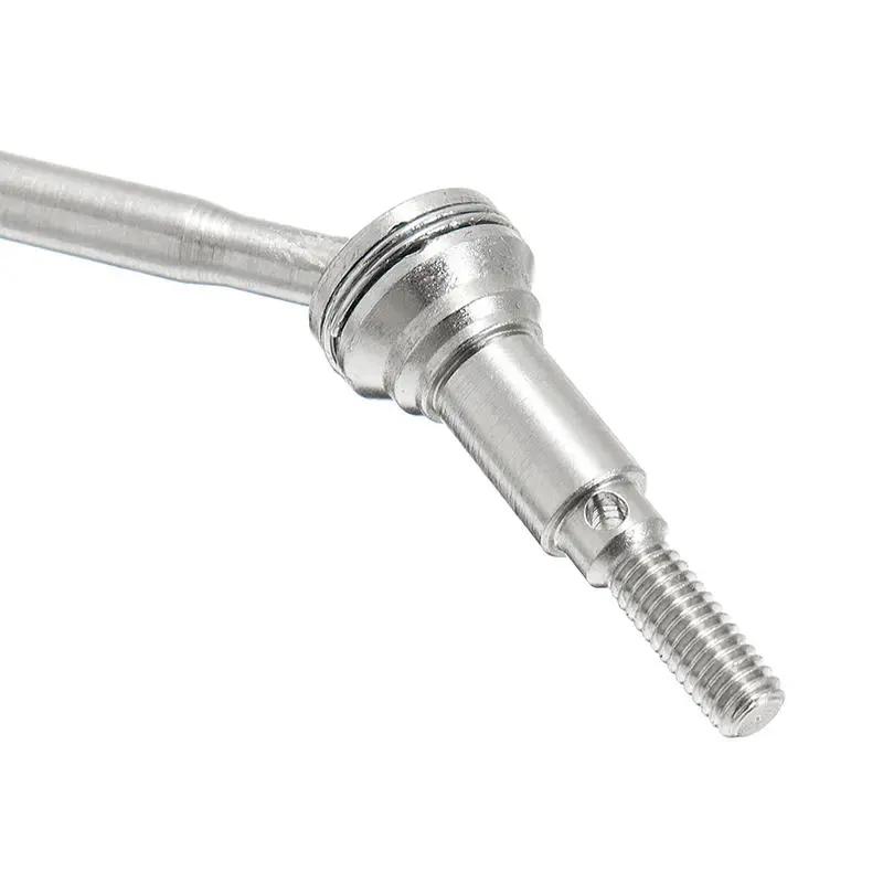 Комплект из 2 передних универсальных карданных валов из нержавеющей стали для радиоуправляемой машины XinleHong 9125 масштаба 1/10.