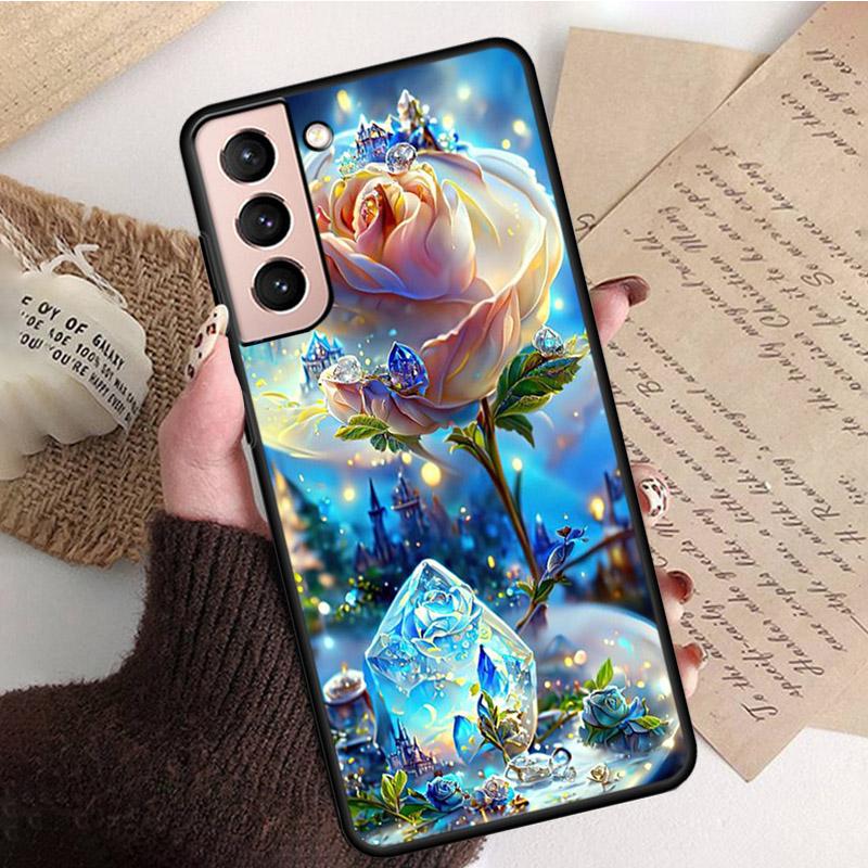 Чехол с изображением природы, цветка пиона, розы, небес для Samsung Galaxy S22 S20 Note20 Ultra S20 S22 S21 S10 S9 Plus S10E S20FE Note10Plus Note9