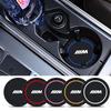 BBIT7 2PCS Car Cup Pad High-quality Silicone Coaster Non-slip Mat For BMW M Emblem E46 E36 E34 F10 E90 F30 E60 F30 E53 E30 E92 E87