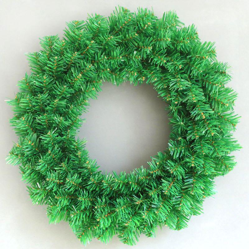 Рождественский венок кольцо из ротанга: 50/60/80СМ Подвеска на дверь и 2,7М Ротанговая гирлянда для украшения дерева/окна