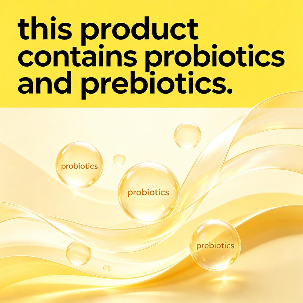 Probiotic and prebiotic capsules, each containing 4.4 billion CFU of live bacteria, 120 capsules