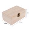 Box 1pcs/3pcs Plain Wooden Hinged Storage Household