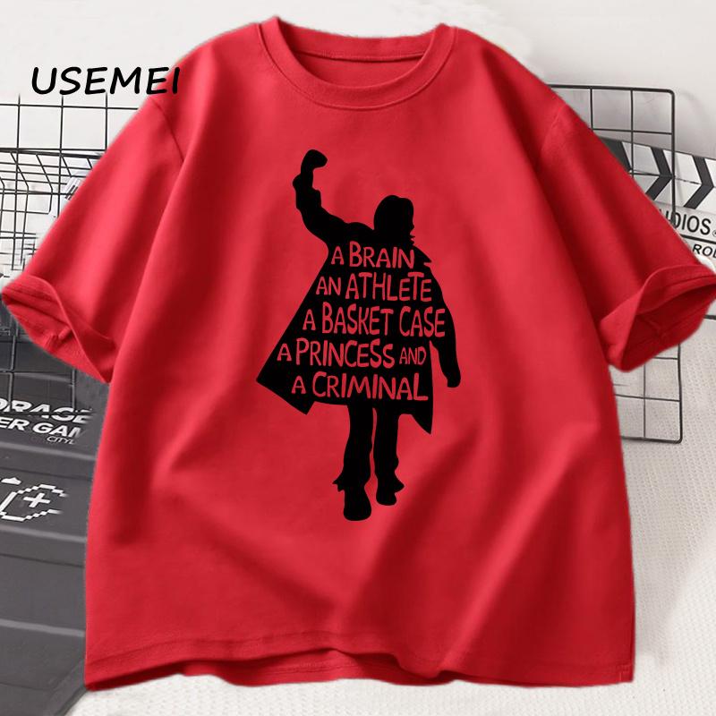 Breakfast Club Tshirt Unisex Fahsion Dont Forget about Me Tshirt for Women 80s Movie Fun Classic Tshirt Casual Cotton Tees