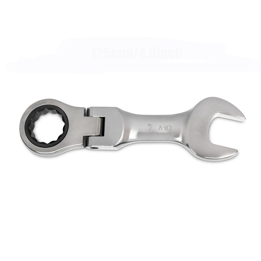 Гаечный ключ Мини Короткая ручка Гаечный ключ Комбинированный ключ Трещоточный ключ Поворотная головка Трещотка