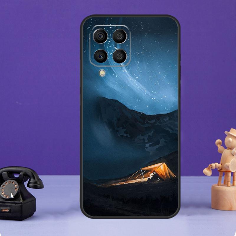 Чехол Nature Camping Art для Samsung Galaxy M55 M21 M31 M51 M12 M32 M52 M20 M13 M23 M33 M53 M14 M34 M54 M30s